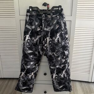 DC Kids Abstract Black and Gray Cargo Pants